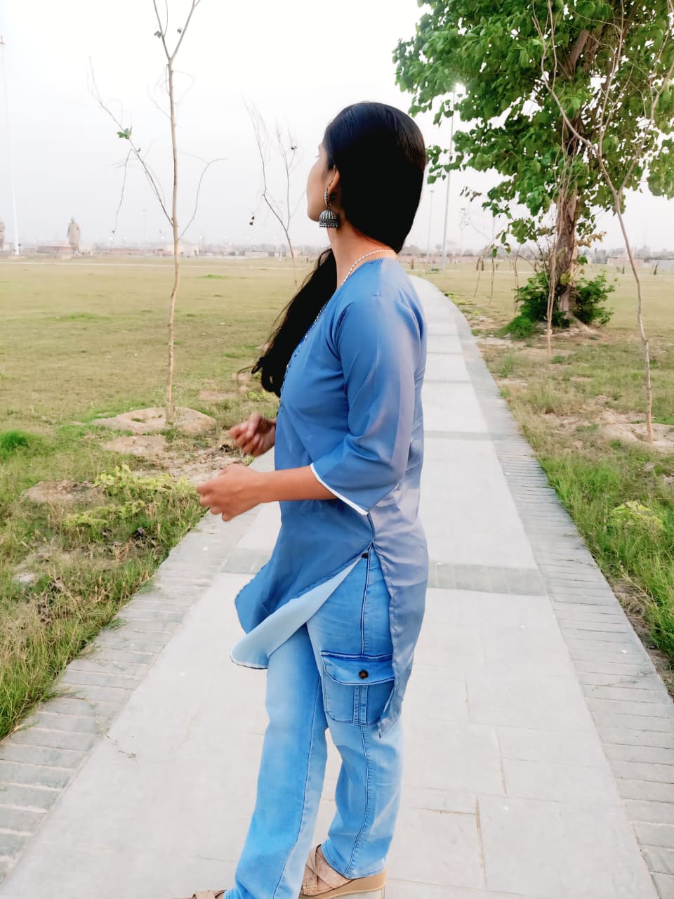 Women’s Long Kurti – Multi Color Casual Wear