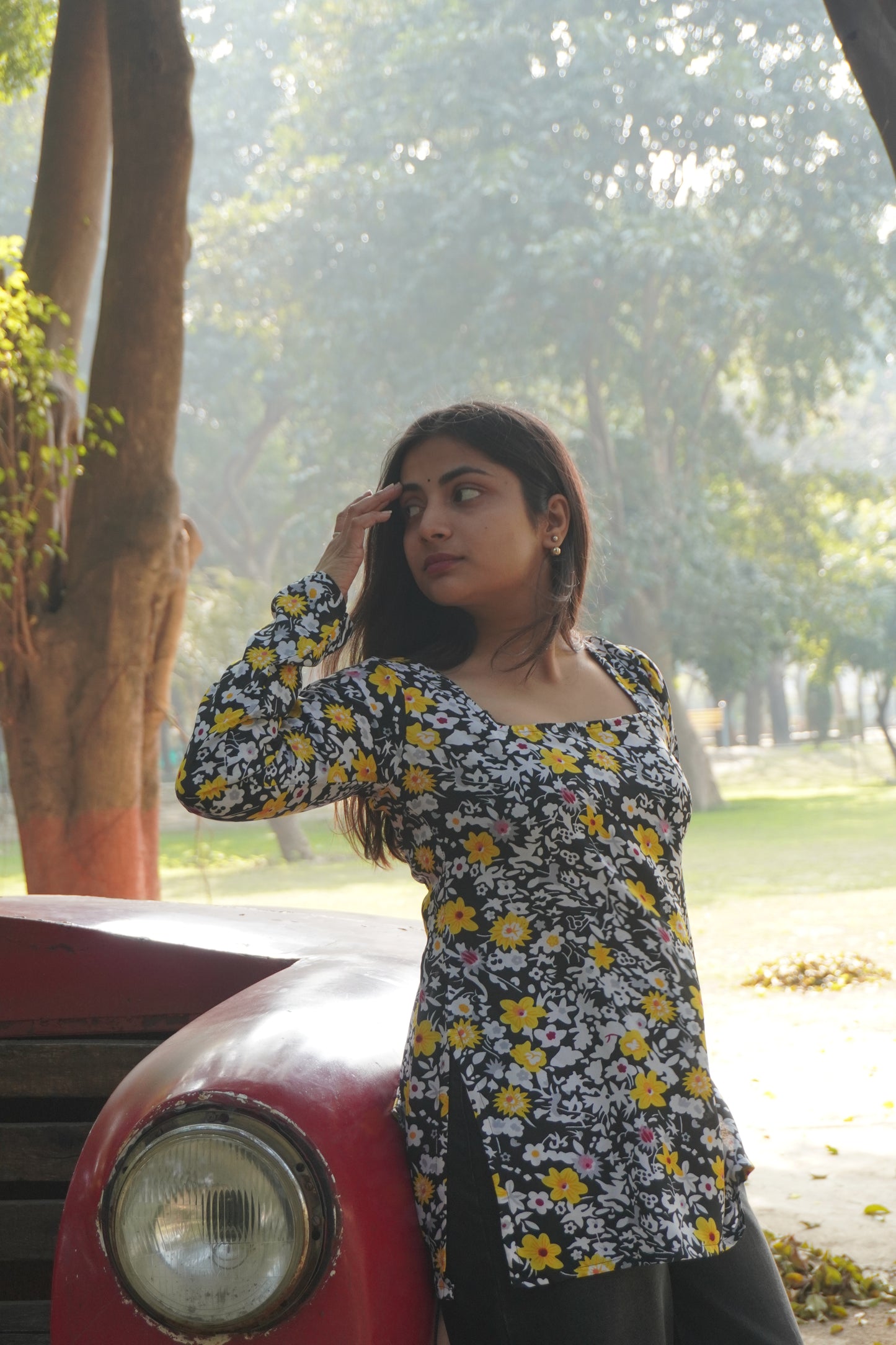 Floral Printed Women’s Top