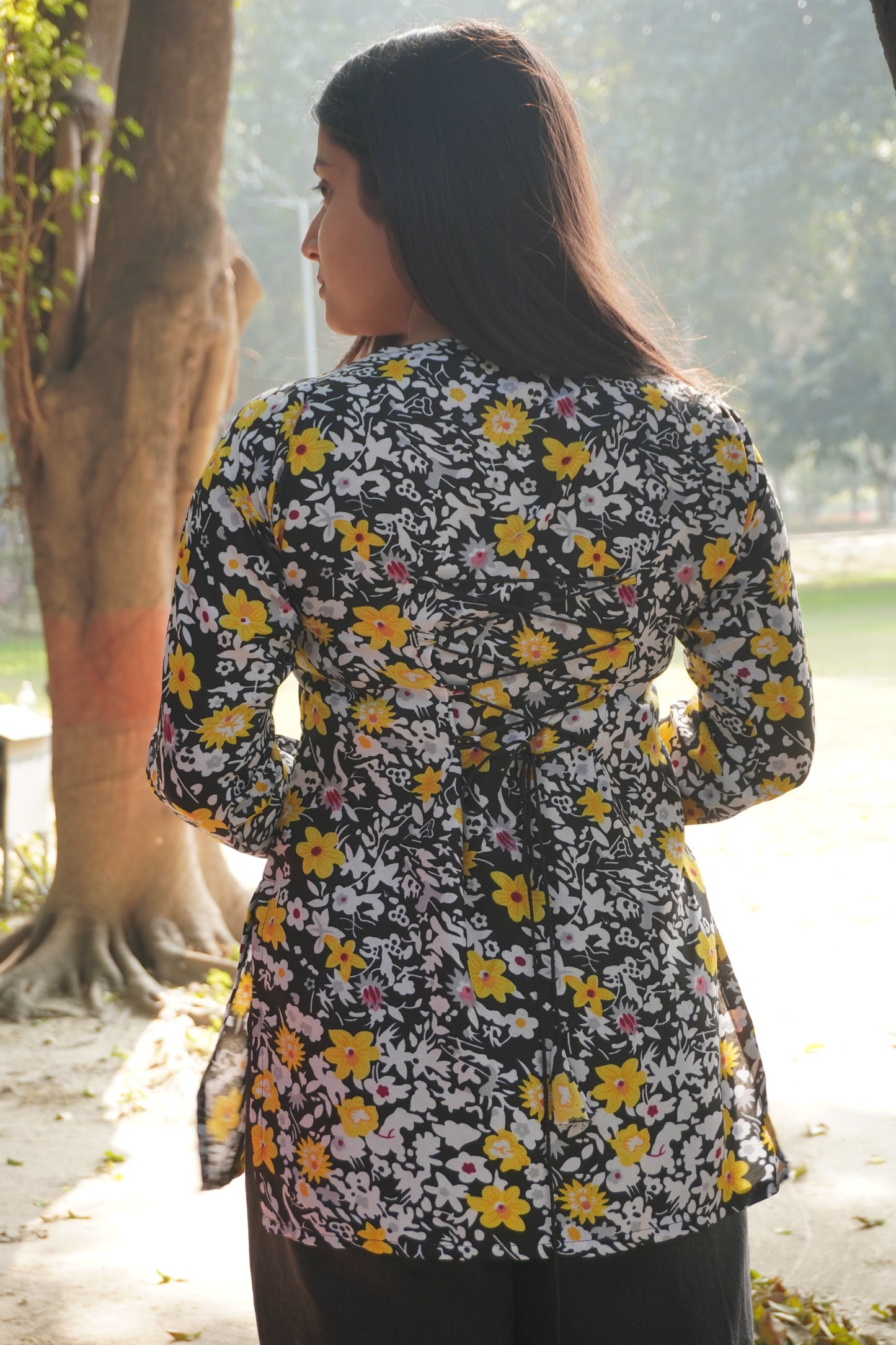 Floral Printed Women’s Top